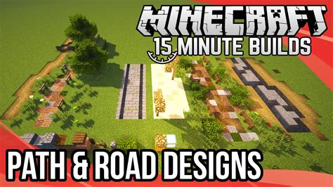 minecraft road designs|Minecraft 15.